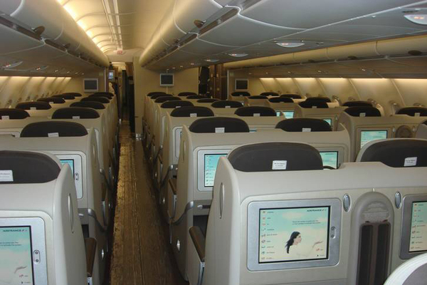 Classe Affaires dans l'A380 d'Air France