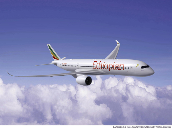 Airbus A350-900 d'Ethiopian Airlines