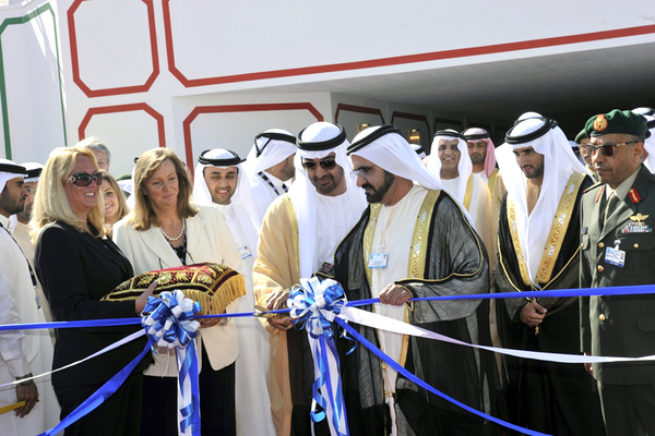 Inauguration du salon de Dubai 2009