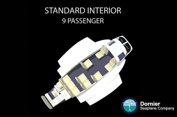 Configuration standard du Dornier Seastar