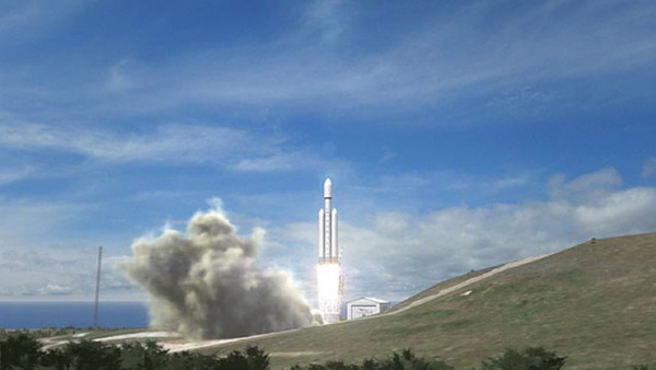 Lanceur Falcon Heavy de SpaceX