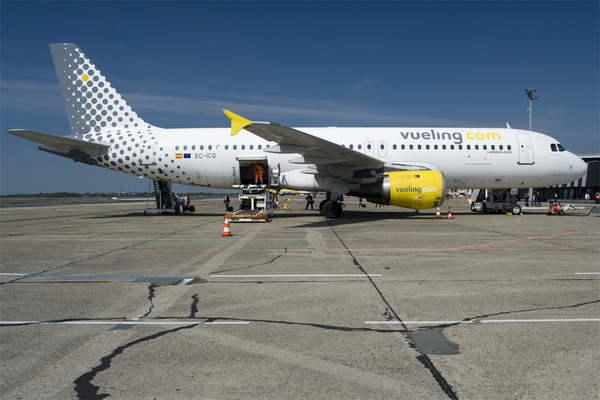 Airbus A320 de Vueling à Bordeaux