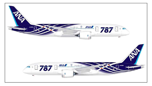 Boeing 787-8 d'All Nippon Airways avec une livrée spéciale