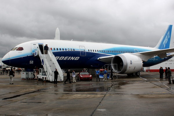 le dreamliner Boeing 787 au Bourget 2011