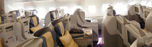 Classe affaires sur l'A380 de China Southern