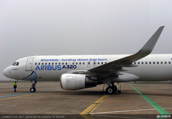 Airbus A320 avec les Sharklets