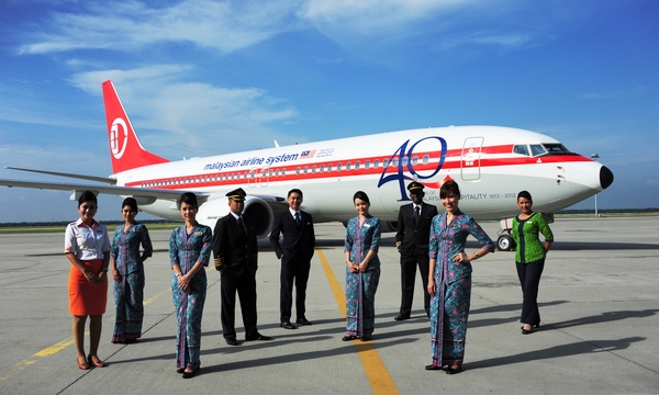 Boeing 737 Malaysia Airlines 40 ans