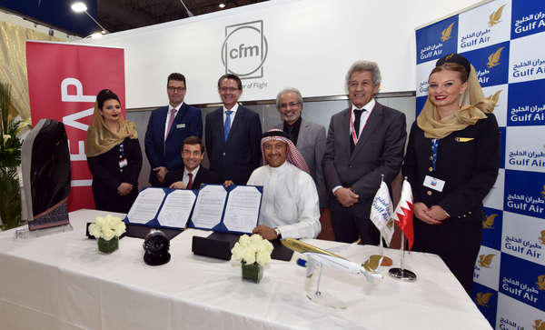 Contrat CFM et Gulf Air