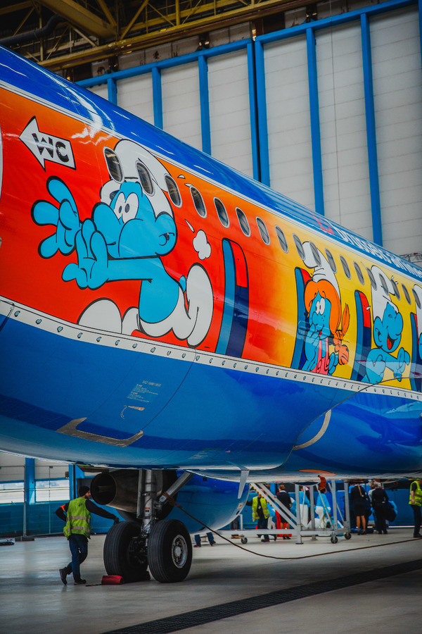 Airbus A320 Brussels Airlines Aerosmurf 