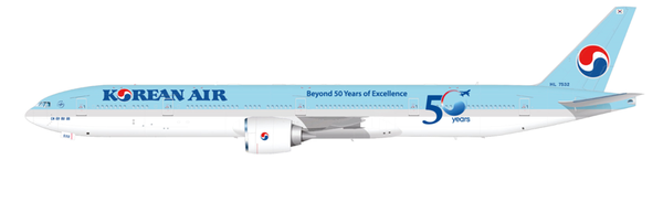 Boeing 777 Korean Air 50 years
