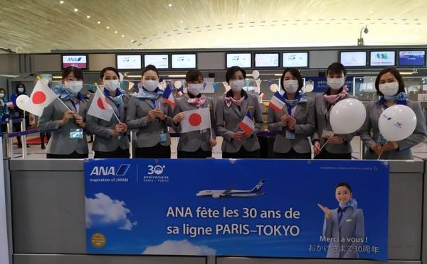 ANA : 30 ans de la ligne Paris-Tokyo