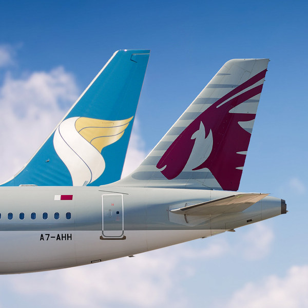 Empennages Qatar Airways & Oman Air
