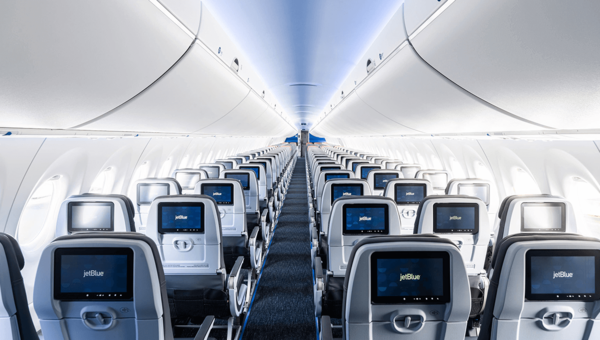 cabine Airbus A220 JetBlue