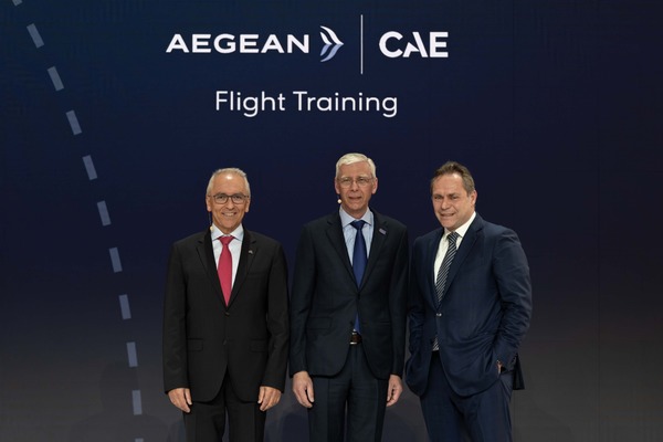 AEGEAN et CAE s’associent pour créer le premier centre de formation au vol