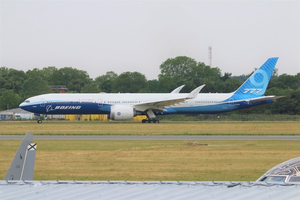 Démonstration du Boeing 777-9