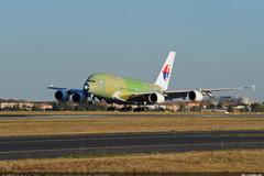 Premier vol du premier Airbus A380 de Malaysia Airlines