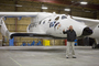 Le SpaceShipTwo de Virgin Galactic avec Sir Richard Branson