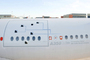 Panneau de l'A350 sur l'A340