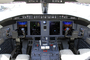 Cockpit du bombardier Challenger 605 - OE-INS- EBACE 2011