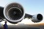 Le Rolls-Royce Trent XWB sous l'aile de l'A380