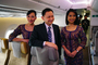 Gho Choon Phong dans l'Airbus A350 de Singapore Airlines