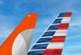 Empennages GOL et American Airlines