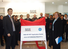 GE Sensing & Inspection Technologies and SGS-CSTC Open Shanghai Application Center for Non-Destructive Testing