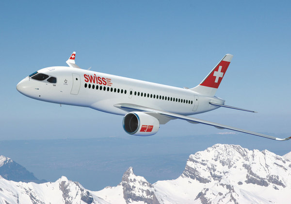 CSeries CS100 aux couleurs de Swiss CSeries CS100 aux couleurs de Swiss