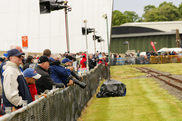 Spectateurs à Duxford