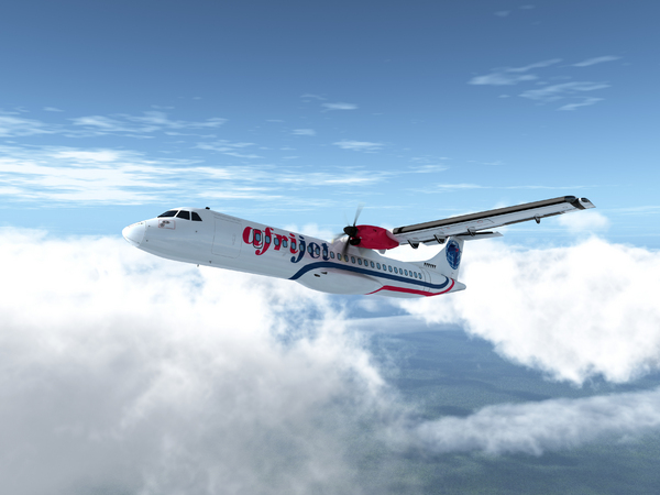 ATR 72-500 aux couleurs de Afrijet Airlines