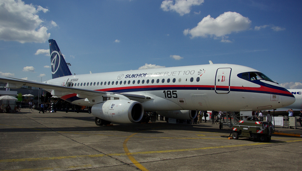 Sukhoi Superjet 100 au Salon du Bourget 2009