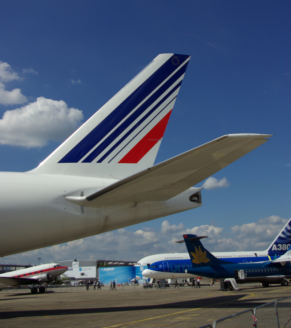 Dérive du Boeing 777F d'Air France au Salon du Bourget 2009