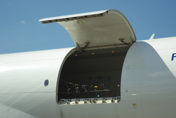 Trape cargo du Boeing 777F d'Air France au Salon du Bourget 2009