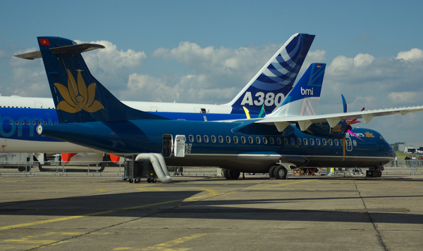 ATR 72-500 aux couleurs de Vietnam Airlines au Salon du Bourget 2009