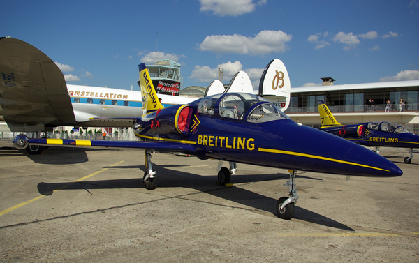 Aero Vodochody L-39C Albatros de la Breitling Jet Team au Salon du Bourget 2009