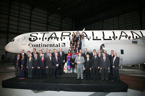 Les 25 CEO des transporteurs membre de Star Alliance