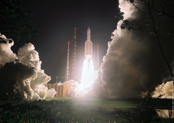 Fusée Ariane 5 au décollage