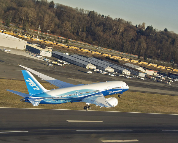 Boeing 787-8 pendant les essais en vol