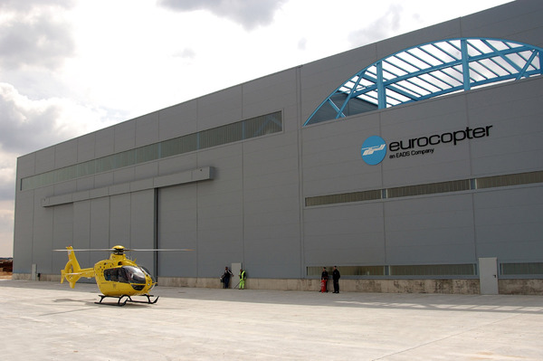 Usine d'assemblage d'Eurocopter à Marignane