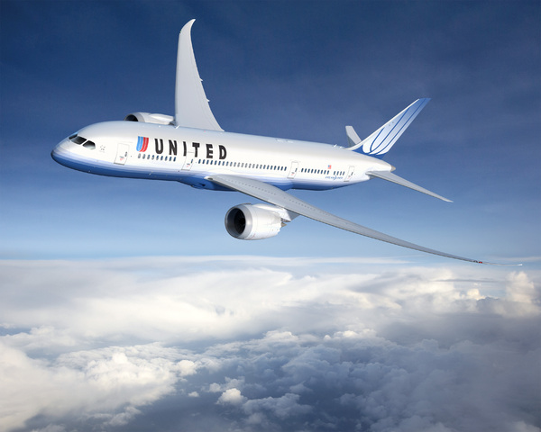 Boeing 787 aux couleurs de United Airlines
