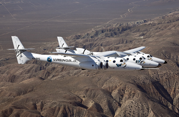 Premier vol captif du VSS Enterprise de Virgin Galactic