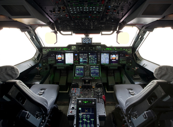 Cockpit de l'Airbus A400M