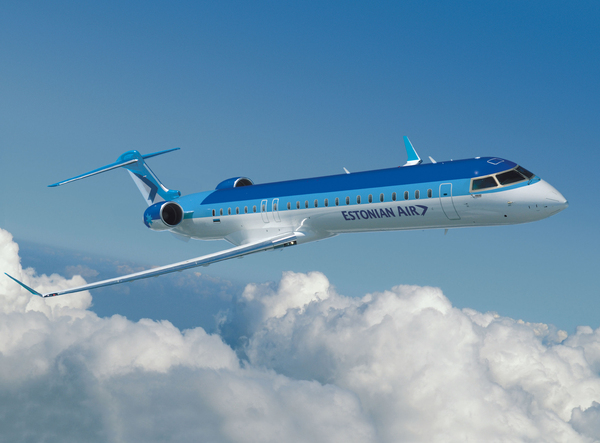 Bombardier CRJ900 NextGen aux couleurs d'Estonian Air