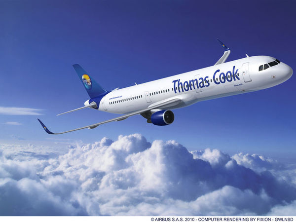 Airbus A321 avec Skarklets de Thomas Cook