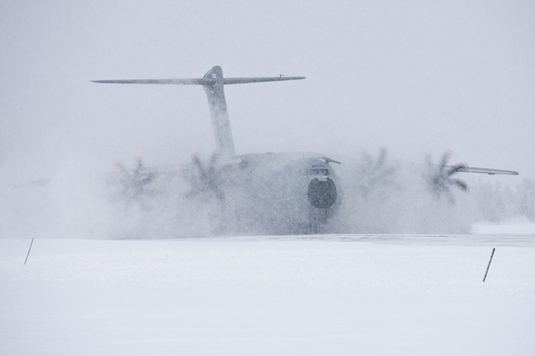 Essais de grand froid en Suède pour l'A400M