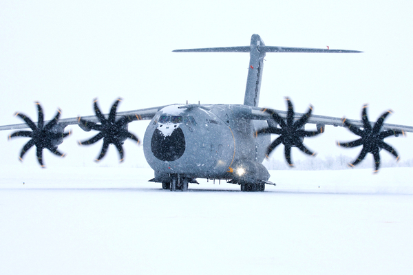 A400M sous la neige