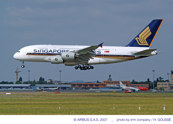 Airbus A380 de Singapore Airlines