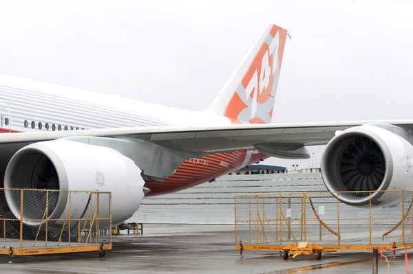 Premier démarrage des moteurs du Boeing 747-8 Intercontinental