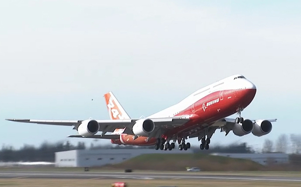 Premier vol du Boeing 747-8I