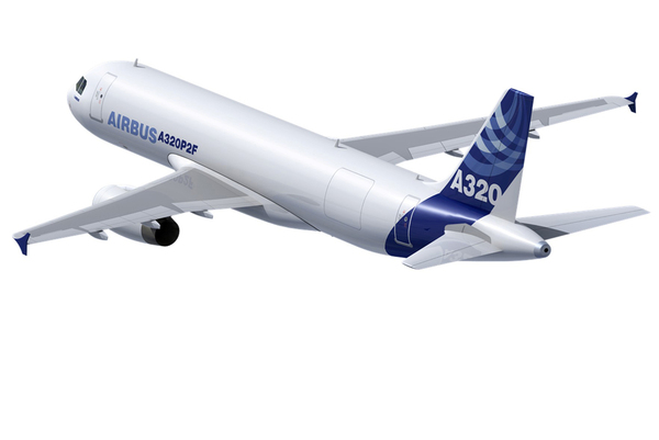Le futur 1er Airbus A320P2F arrive à Dresde